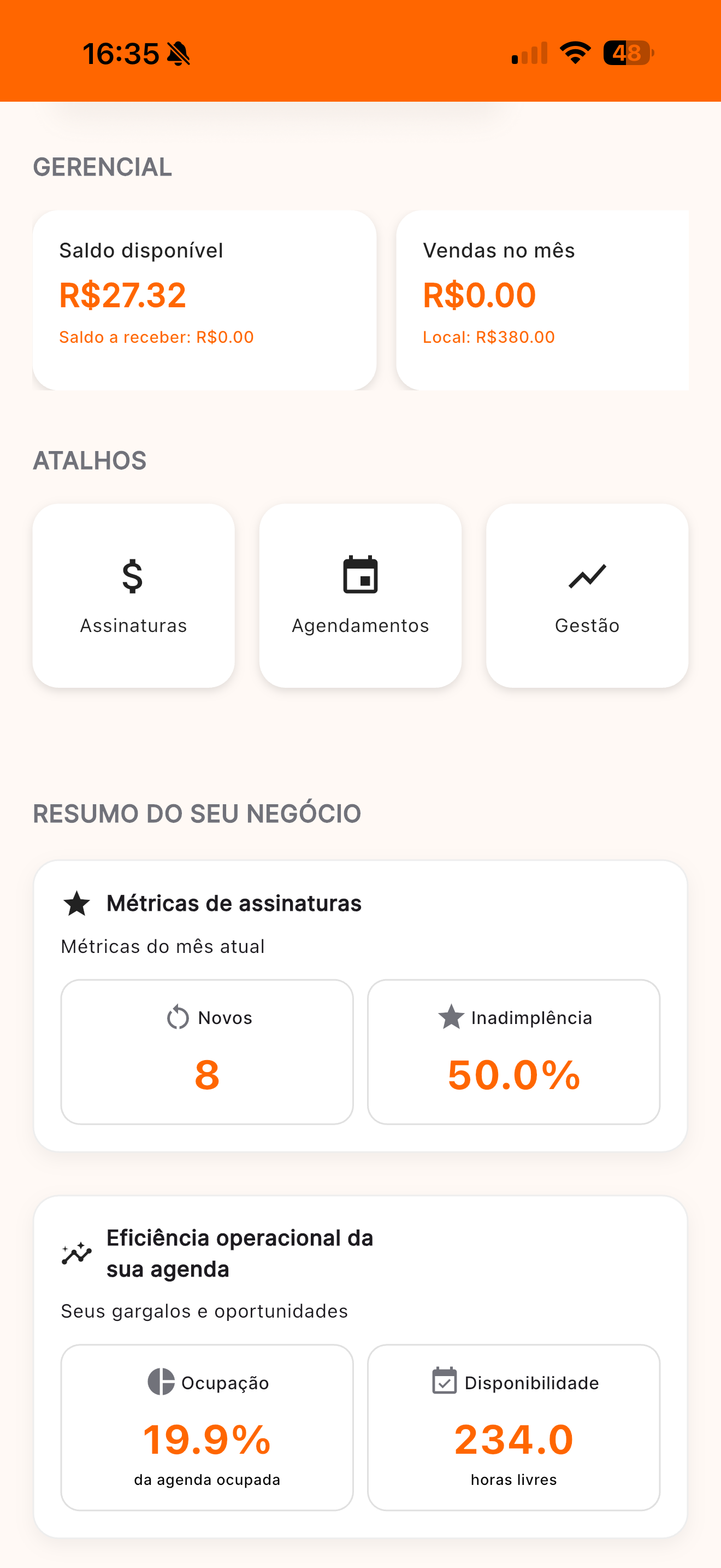 LEP App tela